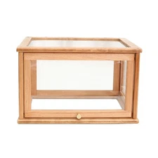 Display Case Box Acrylic Box Clear Showcase Gift Model Toy Storage Box Case US