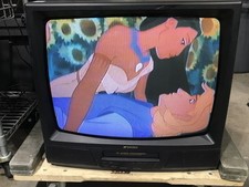 Sansui 25" CRT TV Combo VCR for Retro Gaming COM2551 - Local Pickup No Remote