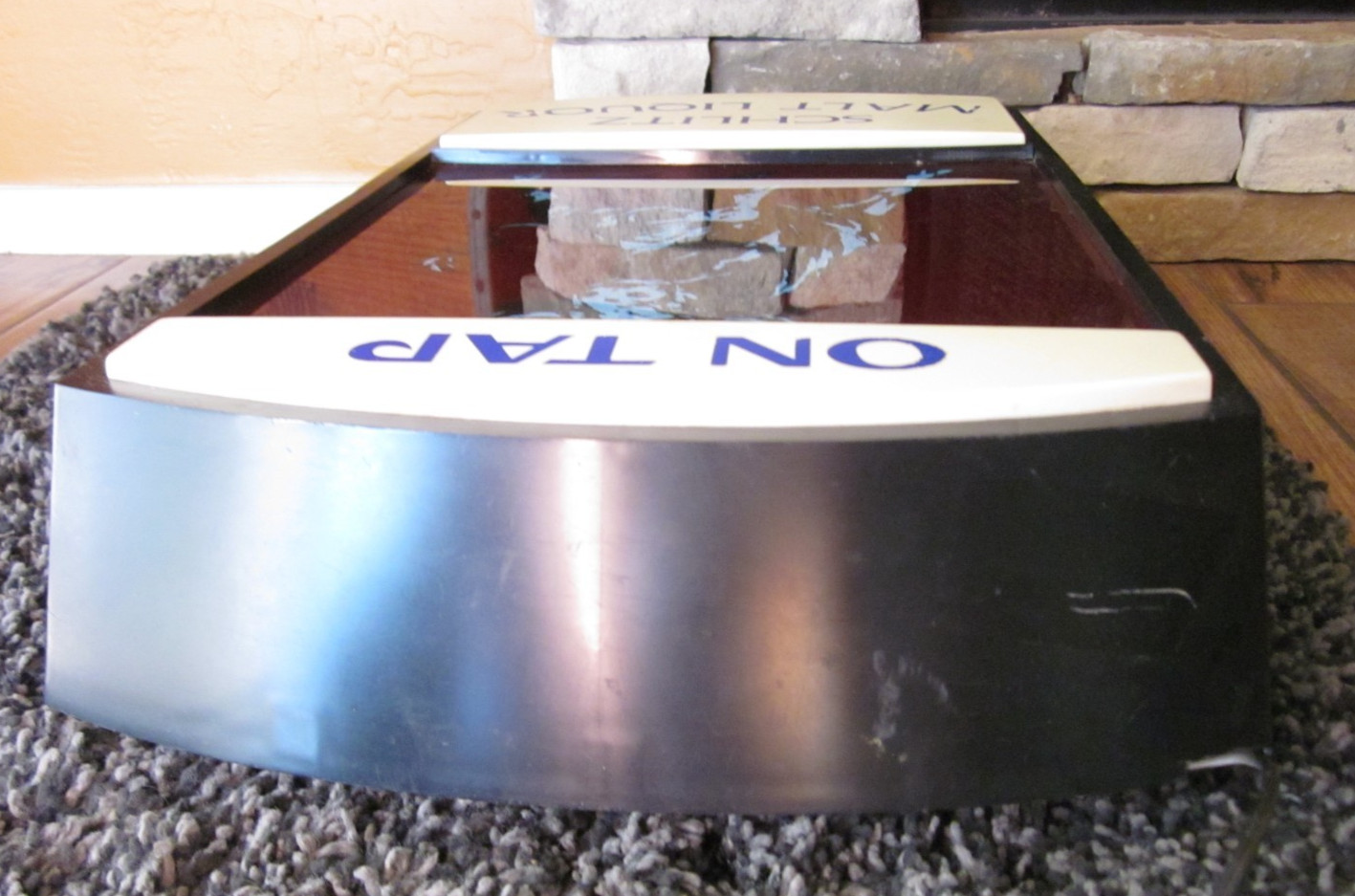 rare 1970 ON TAP SCHLITZ MALT LIQUOR BULL Motion Moving Beer Bar Pub Sign COOL!!