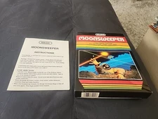 Moonsweeper Atari 2600 7800 Imagic Rare Black Box Only No Game Manual