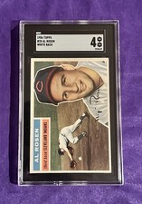 1956 Topps - Al Rosen #35 White Back SGC 4