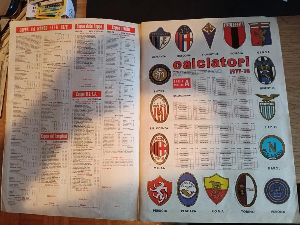 Album Panini Completo 1977-78 Originale No Segni Biro Ben Saldo Graffette... - Immagine 2 di 4