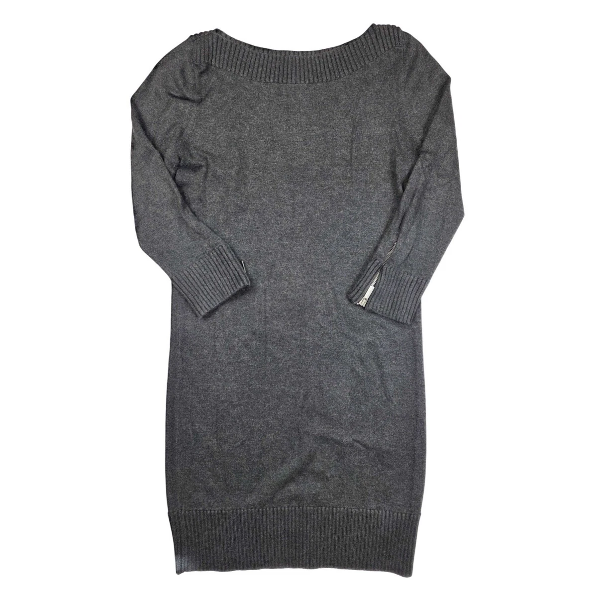 slim fit dress slacks Chanel Knit Belted 2009 Midi Sweater Dress Black 40 main image 0