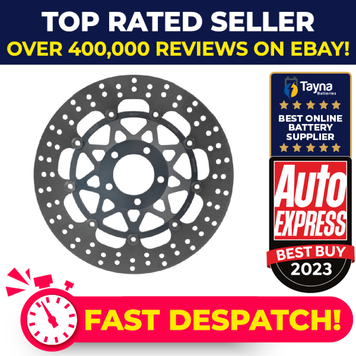 Motorcycle Brake Disc 310mm MSW219 TRW Set Genuine Top Quality Guaranteed New