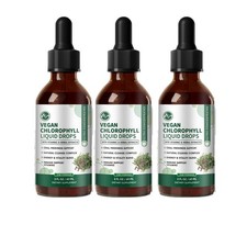 3Pack Liquid Chlorophyll Drops Cleanse  Support Immune  Energy 2OZ