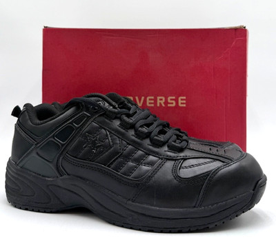 Converse SURE GRIP ATHLETIC OXFORD Men's NEW Work Shoe Black US Size 8.5 M
