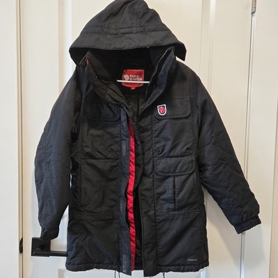 Fjallraven Kodiak Hydratic Parka Jacket Womens XXS 101071 Black Coat Waterproof