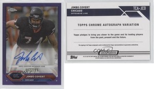 2023 Composite Topps Chrome Purple Refractor /175 Jimbo Covert #TCA-JCO Auto HOF