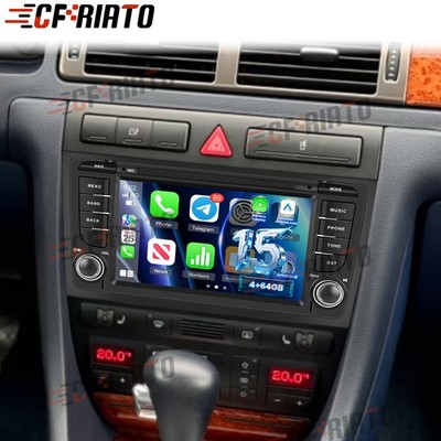 Für AUDI A6 C5 1997-2004 Autoradio Android 15 Carplay GPS WIFI NAVI RDS 4G+64G