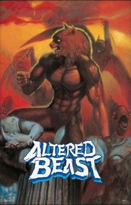 Altered Beast Werewolf Transformation Sega Retro Poster 24x36