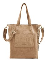 Fredsbruder Velvet Wild Shopper Shopper Schultertasche Tasche Camel Hellbraun
