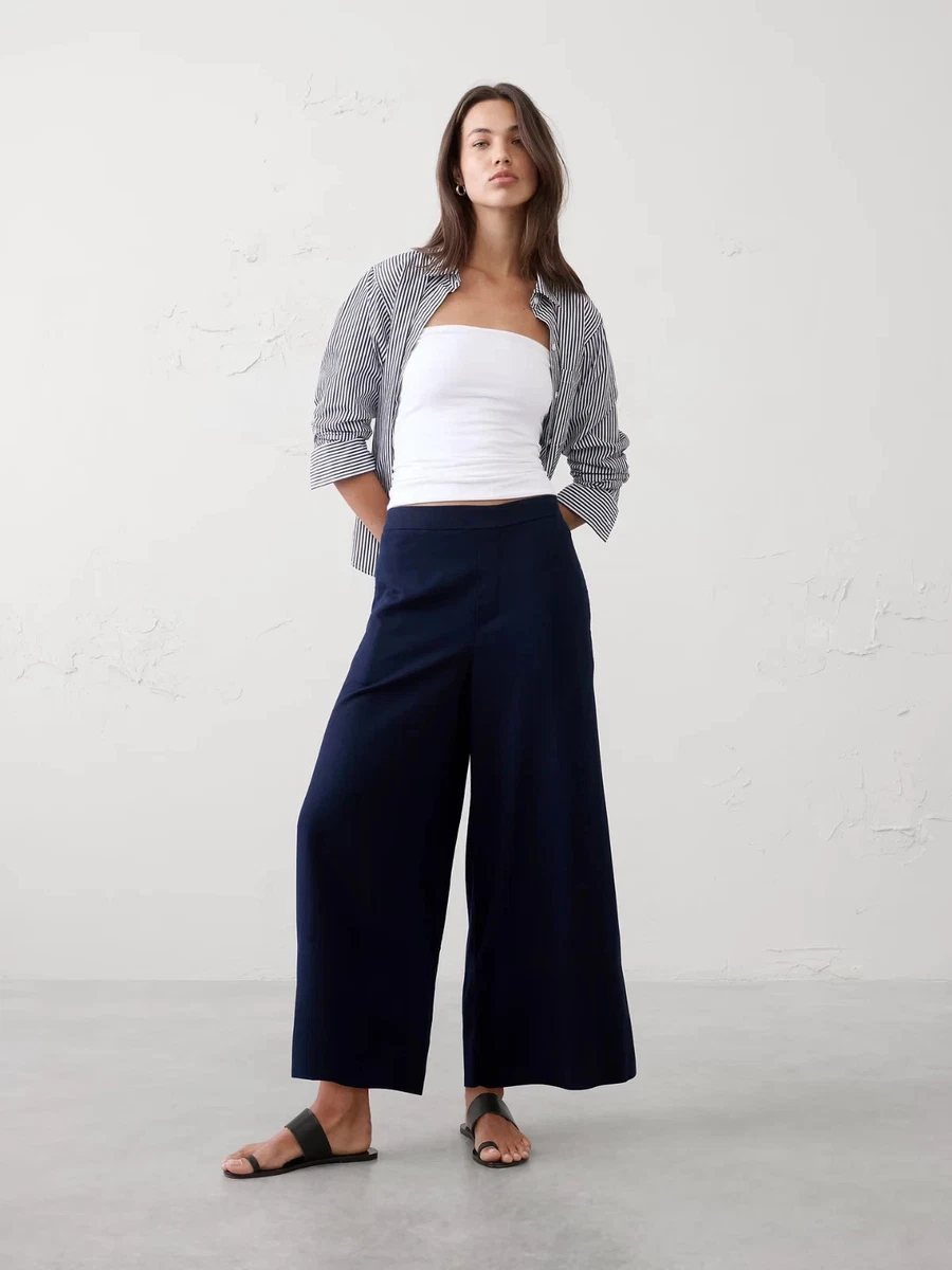 25+ Banana Republic Wide-Leg Linen Pants for Women for sale