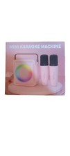 Mini Karaoke Machine for Kids Adults, Portable Bluetooth Karaoke Speaker with 2