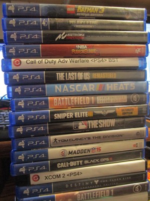 PlayStation 4 games select one