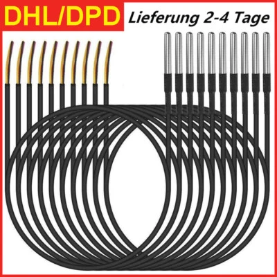 MARKENLOS 10/20x DS18B20 Temperaturfühler Thermosensor Temperatur-Sensor Wasserdicht Kabel