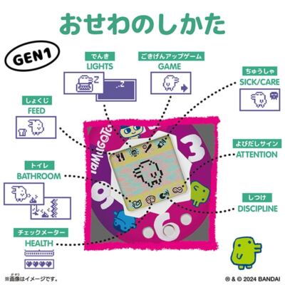 Tamagotch Original Tamagotchi Color Collection Blue Digital Toy | eBay