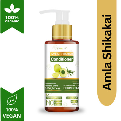 Amla Shikakai Organic Hair Conditioner for Dry Damaged Hair and Growth (100 ml)