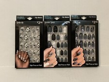 3 Halloween Essentials Self Adhesive Nails 24 Packs