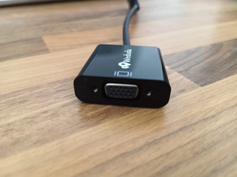 Weduda DisplayPort to VGA Adapter Gold-Plated - Black - Image 3 of 4