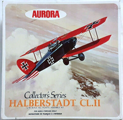 Aurora 1136-260 Halberstadt CL.II 1:48 Neu, Bauteile versiegelt