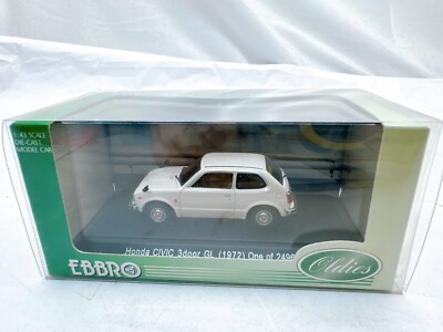 EBBRO　HONDA N360 サンルーフ ミニカー 1968年　　1/43 Amazon | エブロ 1/43 ホンダN360サンルーフイエロー 43190 完成品
