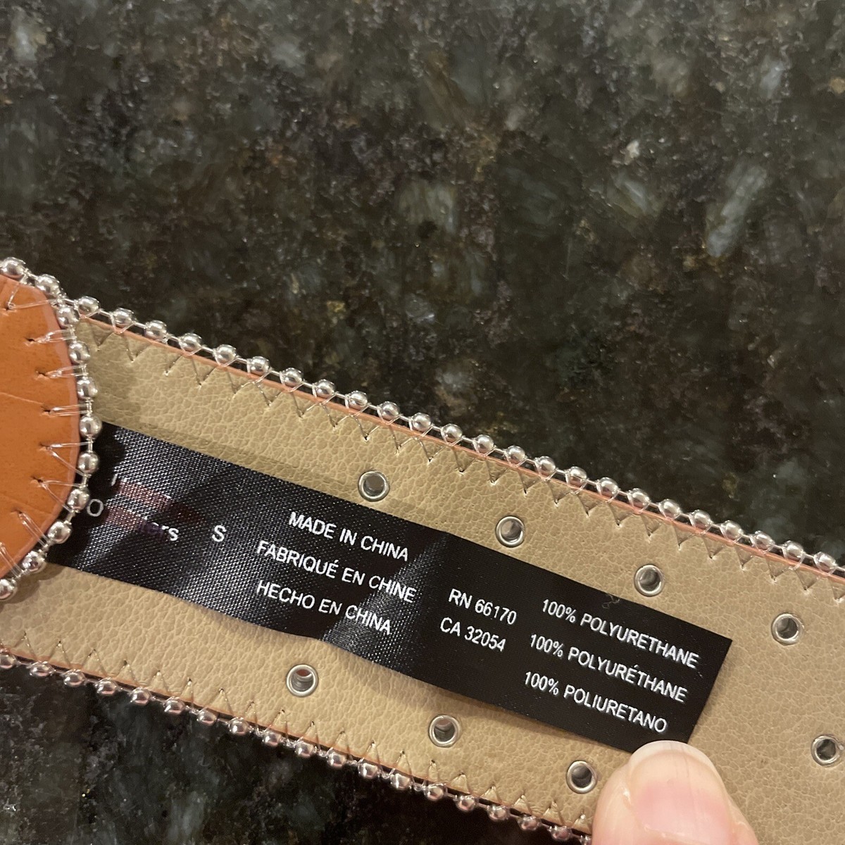Urban Outfitters All Over Rhinestone Western Metal Belt  display picture 1