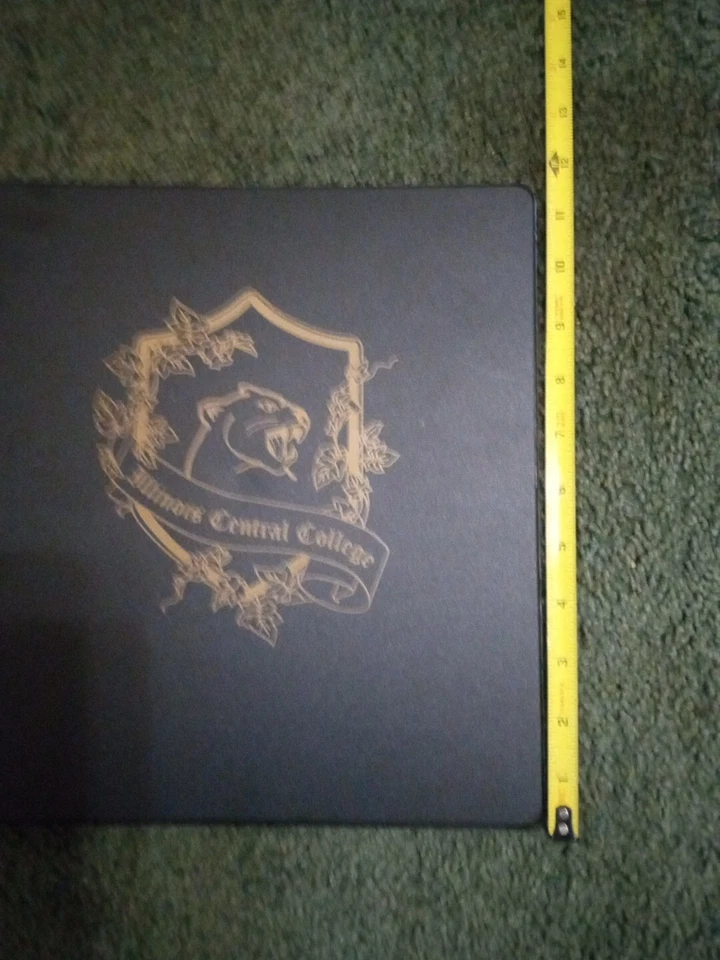 Vintage Samsill College Binder Black Panther Perfect Unused 3 Ring USA Very Rare - Image 3 of 4