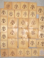 Pannello intarsio intarsio antico restauro/armadio legno impiallacciato falegnameria