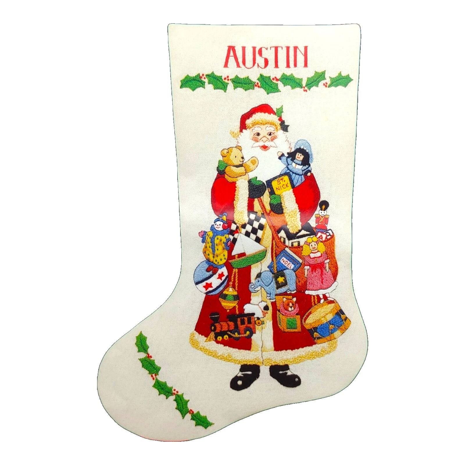 Dimensions Vacaciones/Navidad Stocking kits de bordado crewel