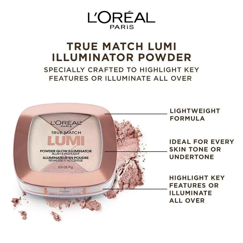 L'Oreal True Match Lumi Powder Glow Illuminator Blush & Highlight - Pick Color - Image 3 of 3