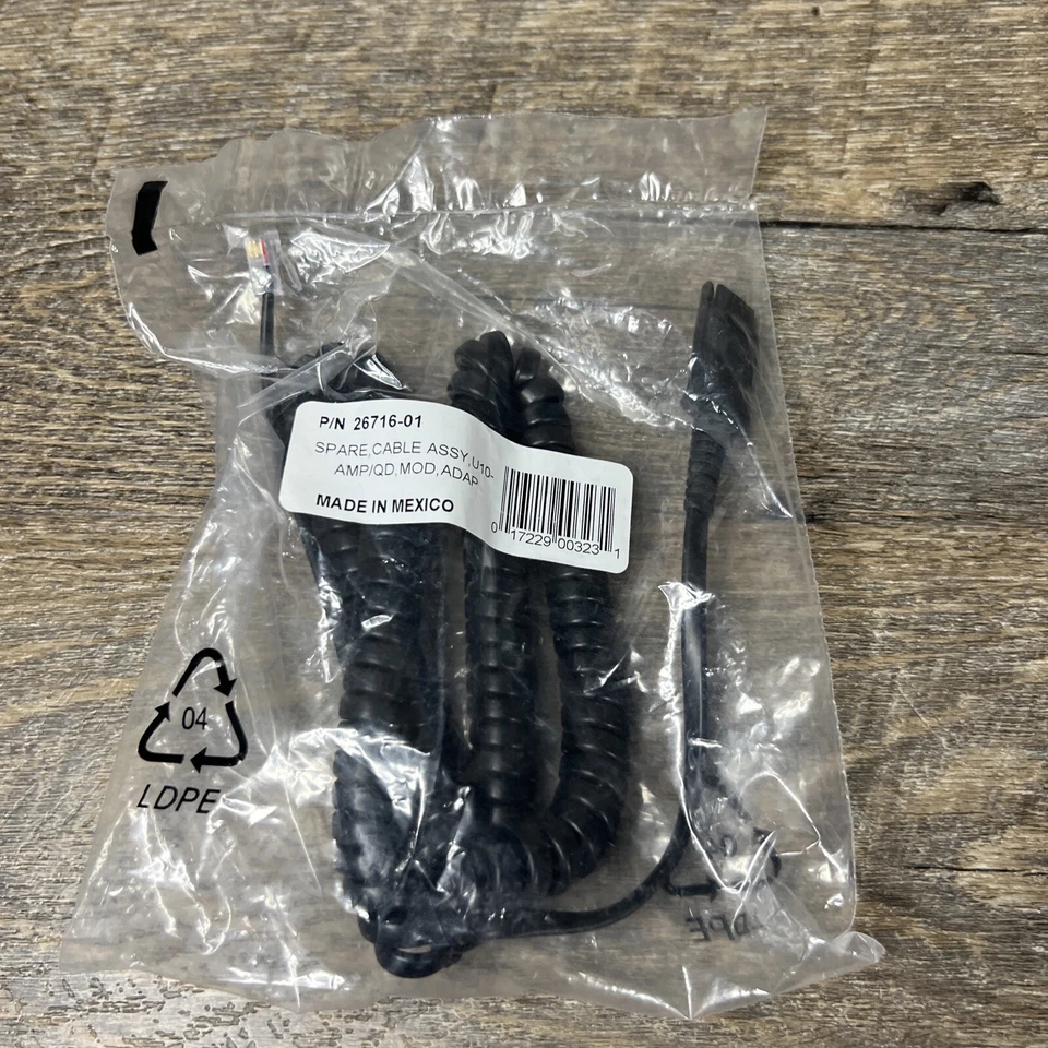 Plantronics QD cable 26716-01 for Plantronics M22 M12 M10 MX10 replacement cord - Image 2 of 2