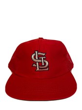 NEW Vintage 80  s St. Louis Cardinals Snapback Trucker Hat Embroidered