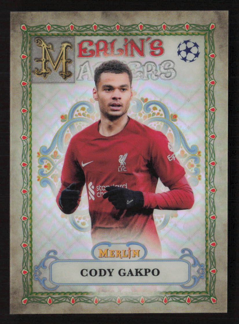 22-23 Topps Merlin CODY GAKPO 直筆サインカード 2022-23 Topps Merlin UEFA Autograph Auto Card : Cody Gakpo