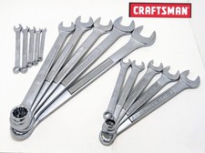 New Craftsman Standard Combination Wrench Set 14 - 1-18 Inch 12 Pt Sae 15pc