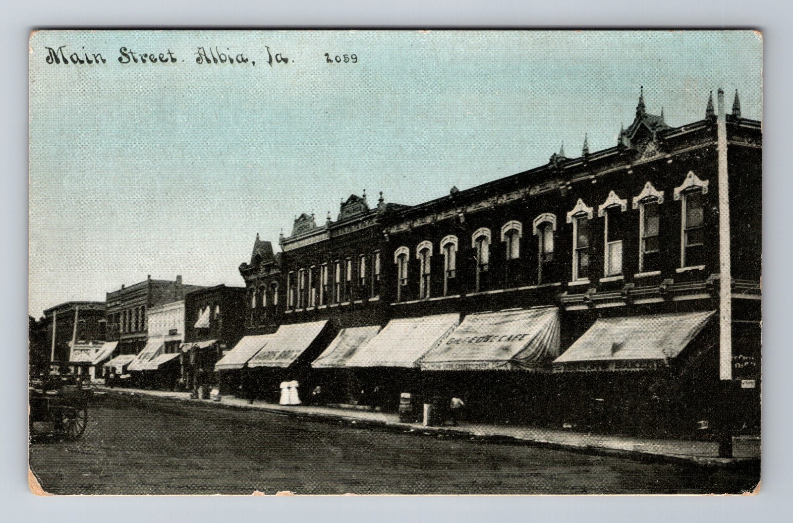 Albia IAIowa, Main Street View, Storefronts Shops, Vintage Postcard eBay