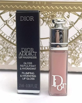 DIOR ADDICT Lip Maximizer 001 Pink 2mL/0.06 fl oz Sample Mini Size NEW STOCK