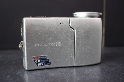 Nikon Coolpix S10 6.0 Digital Camera - Silver