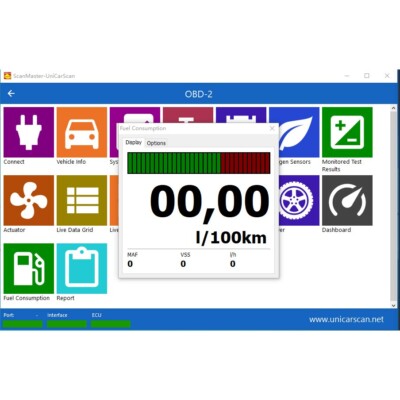 UniCarScan UCSI-2100 OBD2 Bluetooth With Free ScanMaster