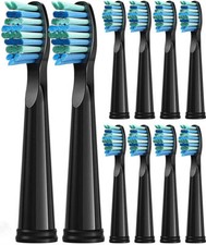 10x Toothbrush Heads for Fairywill 507/508/551/610/659/719/909/917/959, D1/3/5/7