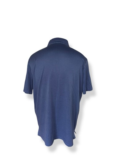 Greyson Golf Polo Shirt Wolf Logo Brrr Stretch Fabric Ocean Blue size L - Foto 2 di 8
