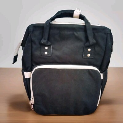 NWOB Baby/ Diaper Bag Built In Crib Multiple Compartments New Mom Baby Newborn 