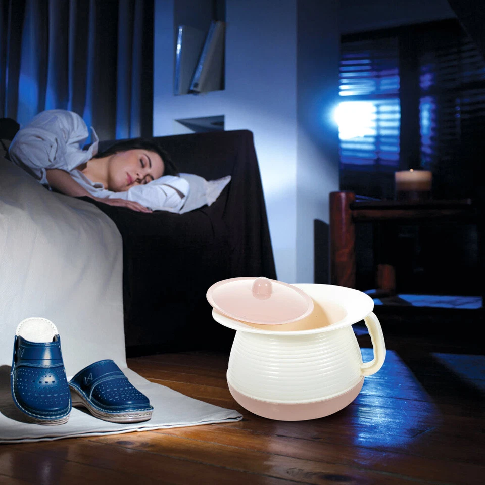 Nachttopf Mit Deckel Für Erwachsene Kinder Spuckt Tragbarer Spucke - Bild 3 von 4