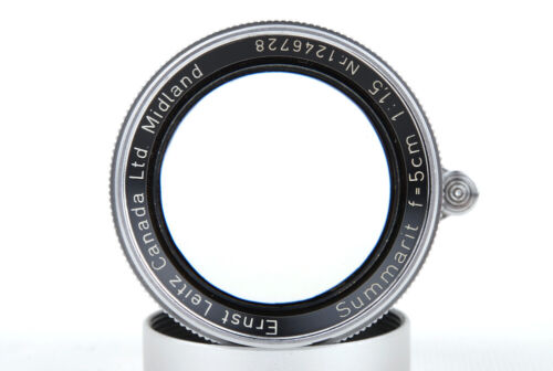 EX++ Leica Summarit 50mm F/1.5 Canada Ldt. Midland L39 5cm Silver 