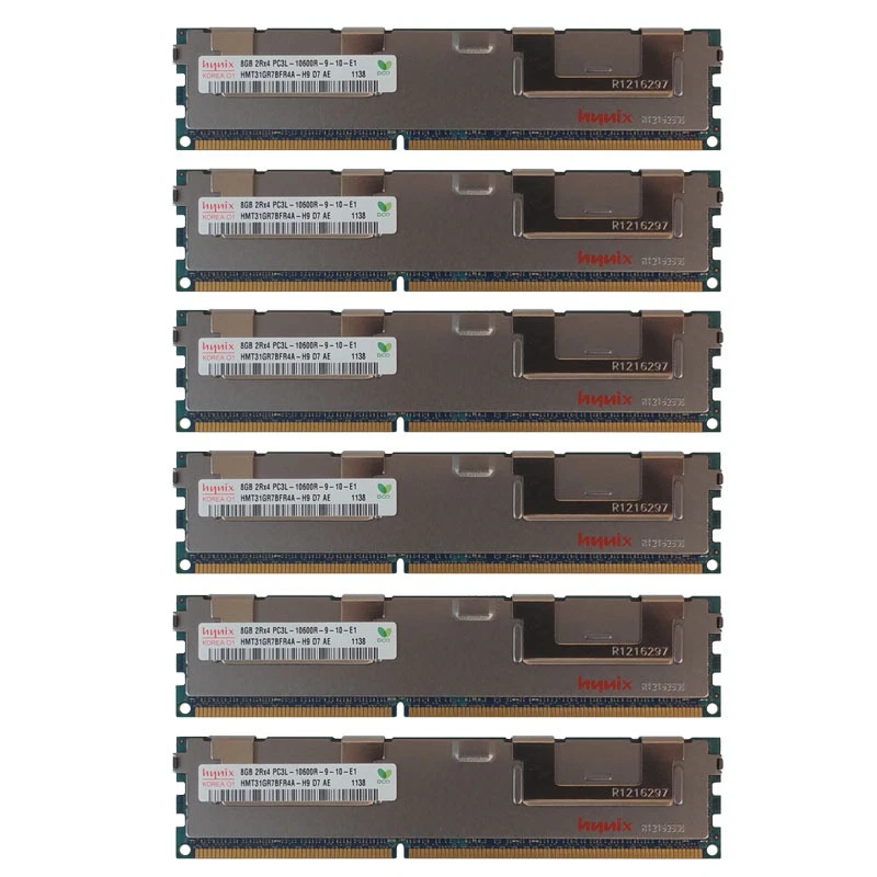 Kit 48GB 6X 8GB DELL PRECISION WORKSTATION T5500 T5600 T7500 T7600 Memoria RAM