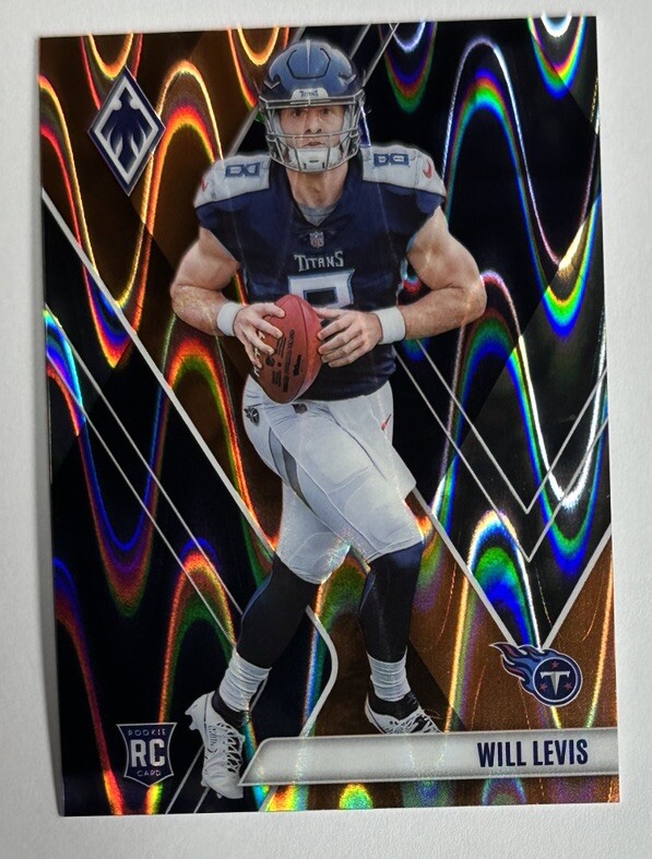 2023 Panini Phoenix Orange Seismic Will Levis Rookie RC 20/99 #118