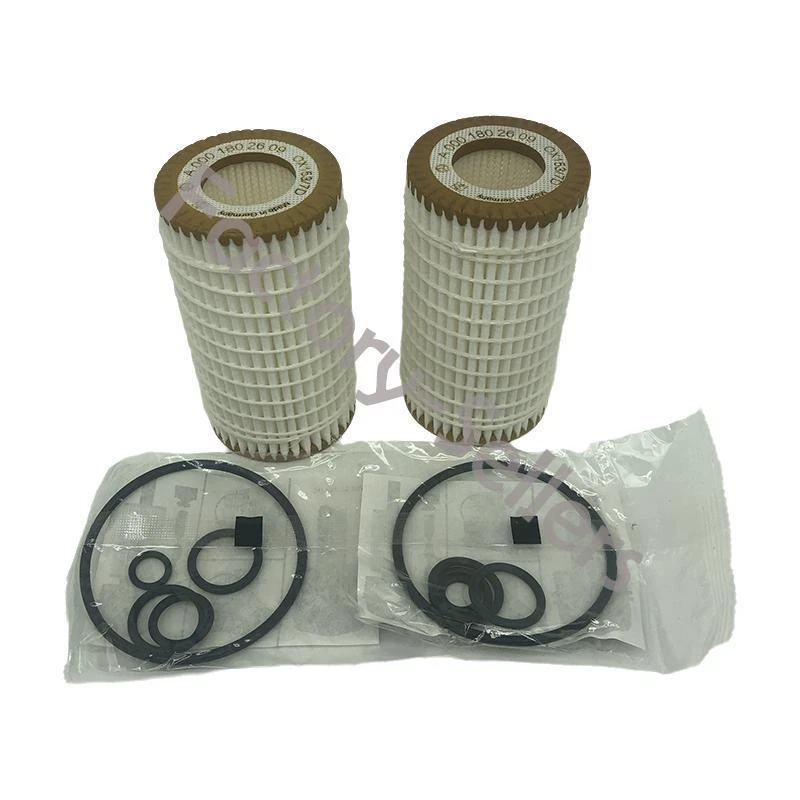 NUEVO FABRICANTE DE EQUIPOS ORIGINALES 2 PIEZAS Mercedes-Benz C CL CLK CLS E G GL GLK ML R S Kit de filtro de aceite de motor Foto 3 de 3
