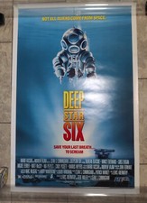 Deep Star Six 1988 Original Video Store Poster HORROR Sci Fi Video PROMO Poster