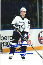 Filip Kuba Autographed 4x6 Color Photo Tampa Bay Lightning White #71 C