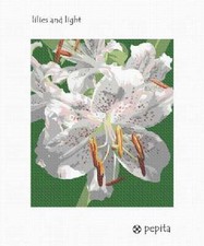 Lilies And Light Needlepoint Kit or Canvas