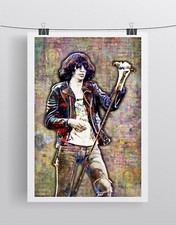Joey Ramone of The Ramones 24x36in Poster, The Ramones Print Free Shipping US